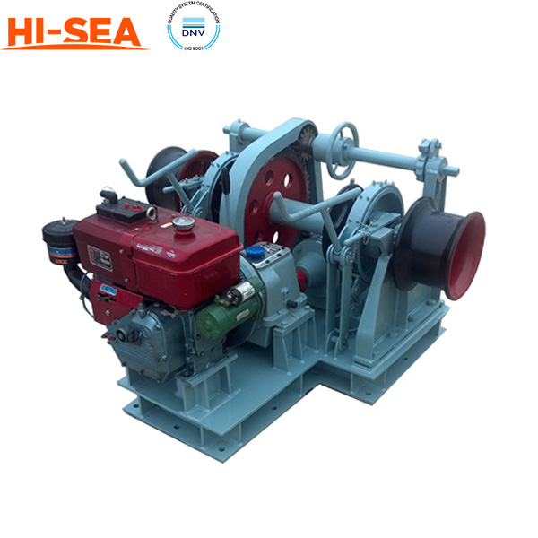 120mm Diesel Engine Double Gypsy Windlass